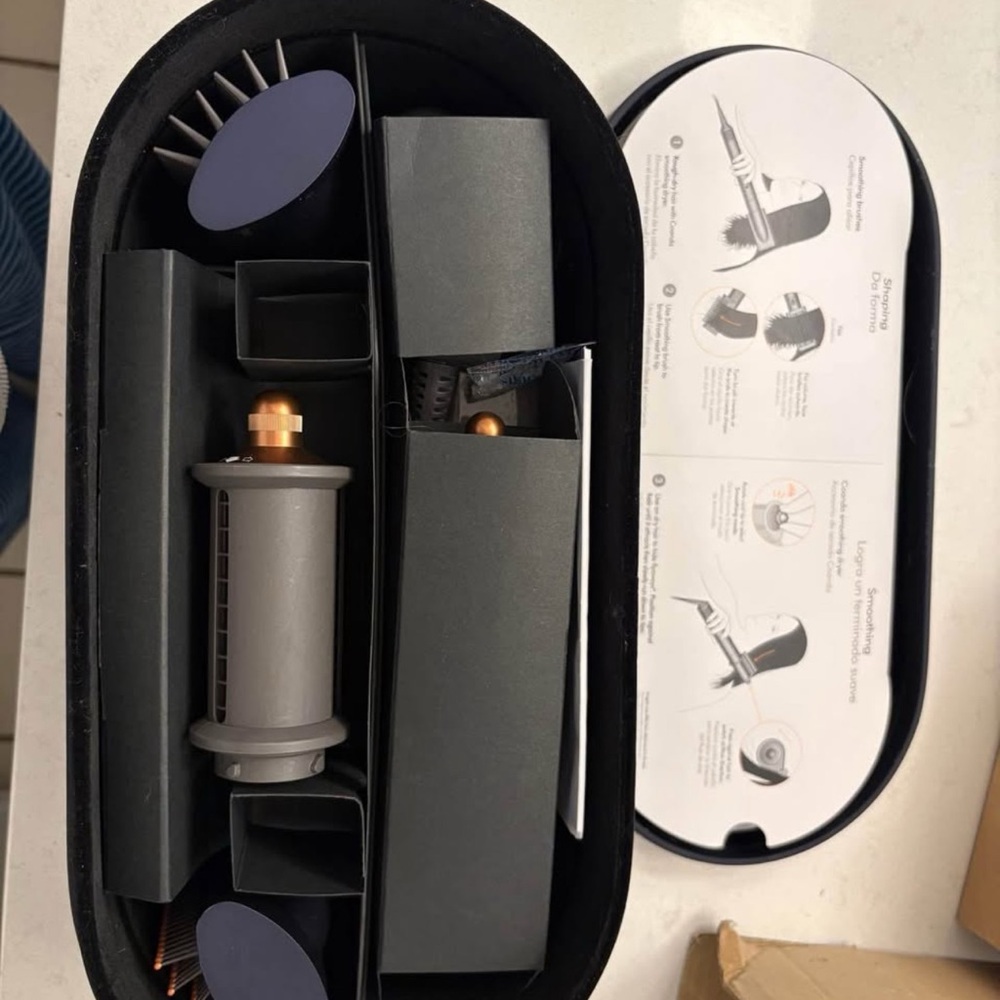 Dyson Hair Styling Set in Gray and Copper